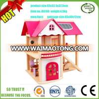 Wooden Kids Doll House Miniature 1:12 ,Diy Miniature Doll House Furniture ,Wooden Doll House With Furnitures