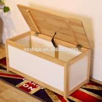 Cubby Plan LMSB-002 New White Pine Wood Kid Storage Toy Box