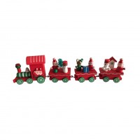 The popular Wooden Christmas train for kids/the best gift/Colorful Mini Toy Train