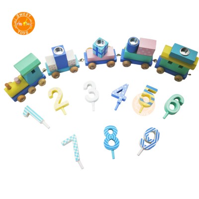 Classic wooden toys preschool children educational wood birthday train toys for kids birthday gifts