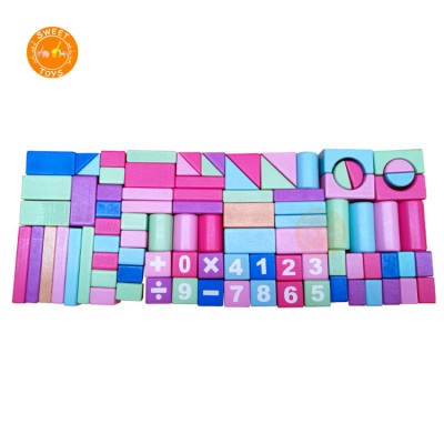 Originality design educational toys for kids Colorful Building Blocks Wooden Variety Brain Game Children's Toy