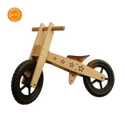 Wholesale fashion attractive wooden training balance bike Kid Toy wooden bicycle for toddlers