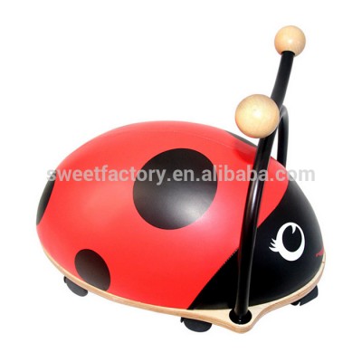 Kids animal 4 wheels swing car