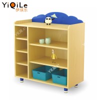 New Kids Furniture Toys Shelf Wooden Storage Cabinet for Preschool