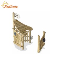 Custom special design kindergarten wooden play house for kids