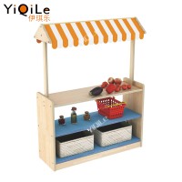 Mordern simple kids wooden toy storage cabinet cheap mini bar kids cabinet for free design